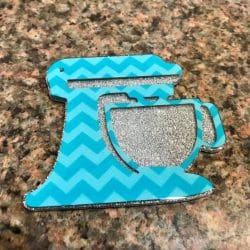 Mixer – Acrylic Keychain Blank (3") | Optional Sticker or UV DTF - Image 8