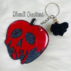 Poison Apple – Acrylic Keychain Blank (3") | Optional Sticker or UV DTF - Image 3