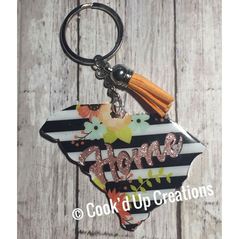 South Carolina Acrylic Blank- Sticker- UV DTF (3 inch) - Image 5