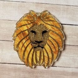 Lion Head acrylic blank (3 inch) - Image 5