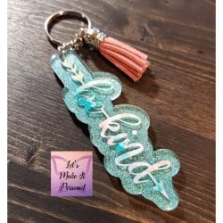 Be Kind Arrow – Acrylic Keychain Blank (3") | Optional Sticker or UV DTF - Image 4