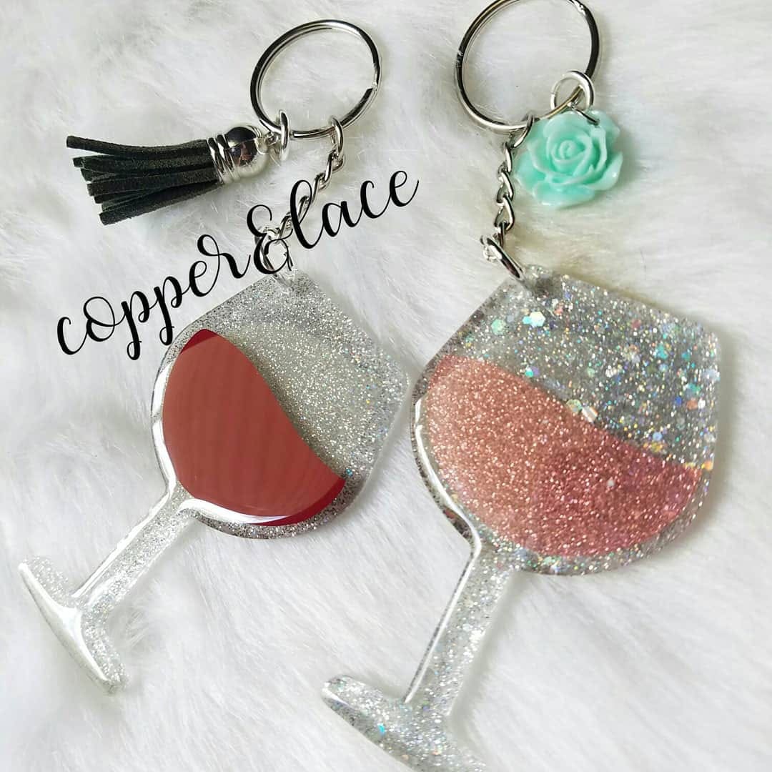 Wine Glass Acrylic Blank- Sticker- UV DTF (3 inch) - Image 8