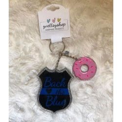 Police Badge – Acrylic Keychain Blank (3") | Optional Sticker or UV DTF - Image 11