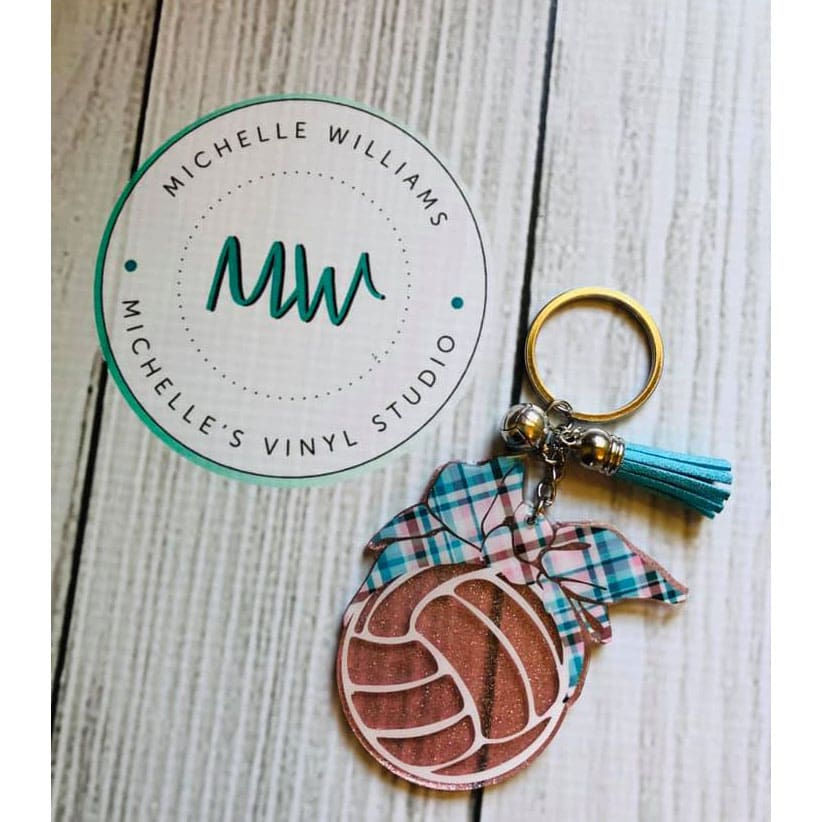 Ball with Bandana Acrylic Blank- Sticker- UV DTF (3 inch) - Image 3