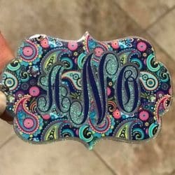 Bracket Frame – Acrylic Keychain Blank (3") | Optional Sticker or UV DTF - Image 5
