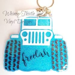 Off Road Vehicle – Acrylic Keychain Blank (3") | Optional Sticker or UV DTF - Image 4