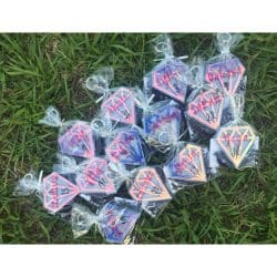 Diamond Stone – Acrylic Keychain Blank (3") | Optional Sticker or UV DTF - Image 5