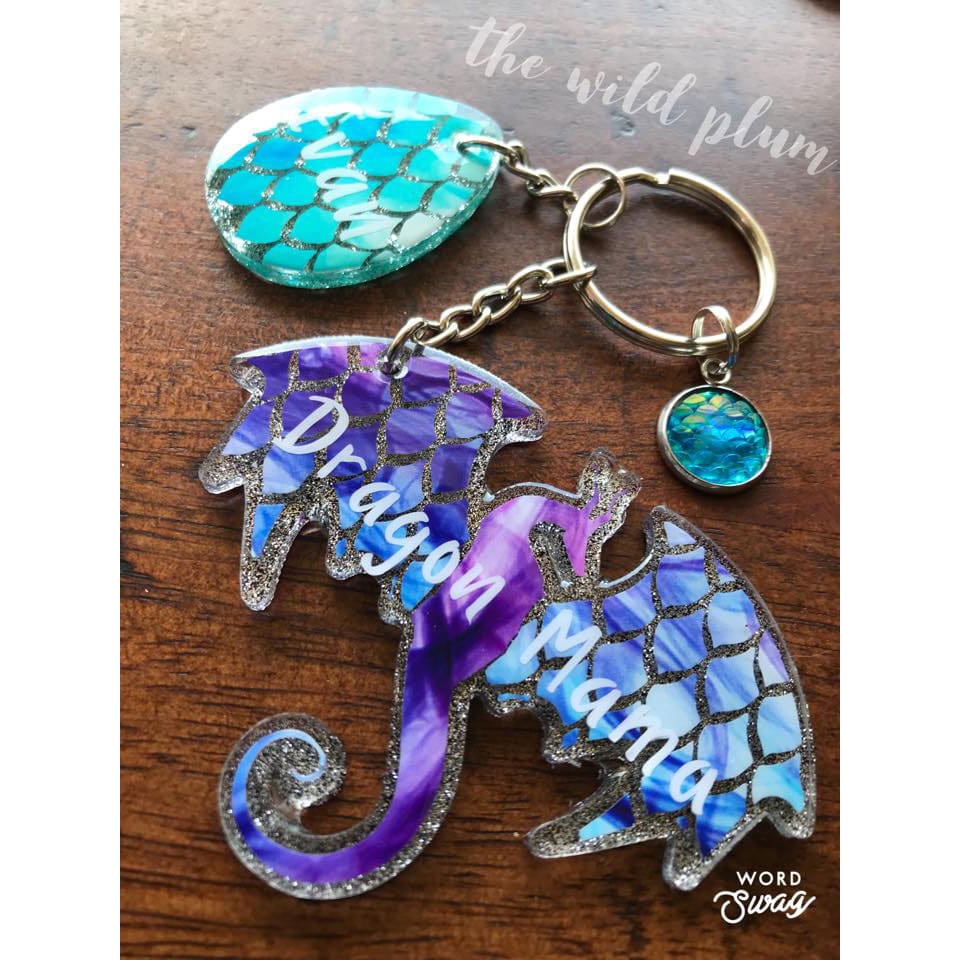 Dragon Acrylic Blank- Sticker- UV DTF (1.5 inch) - Image 5