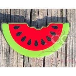 Watermelon Slice – Acrylic Keychain Blank (3") | Optional Sticker or UV DTF - Image 5