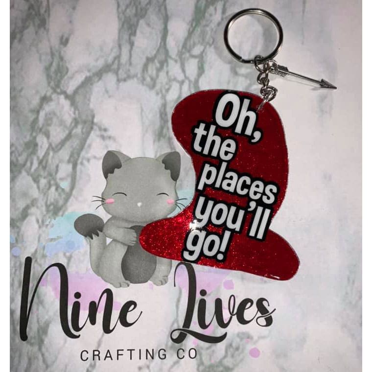 Whimsical Hat Acrylic Blank- Sticker- UV DTF (3 inch) - Image 5