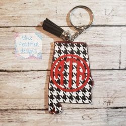 Alabama – Acrylic Keychain Blank (3") | Optional Sticker or UV DTF - Image 5