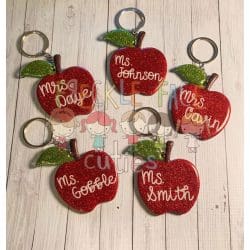 Apple – Acrylic Keychain Blank (3") | Optional Sticker or UV DTF - Image 18