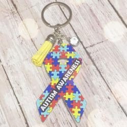 Awareness Ribbon – Acrylic Keychain Blank (3") | Optional Sticker or UV DTF - Image 14