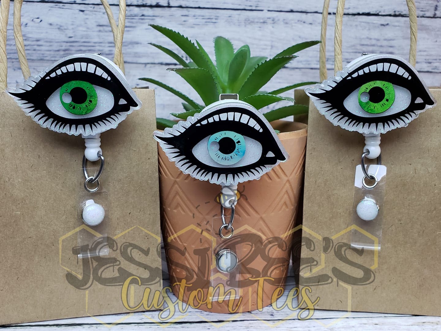 Eye Acrylic Blank- Sticker- UV DTF (2 inch) NO HOLE - Image 3