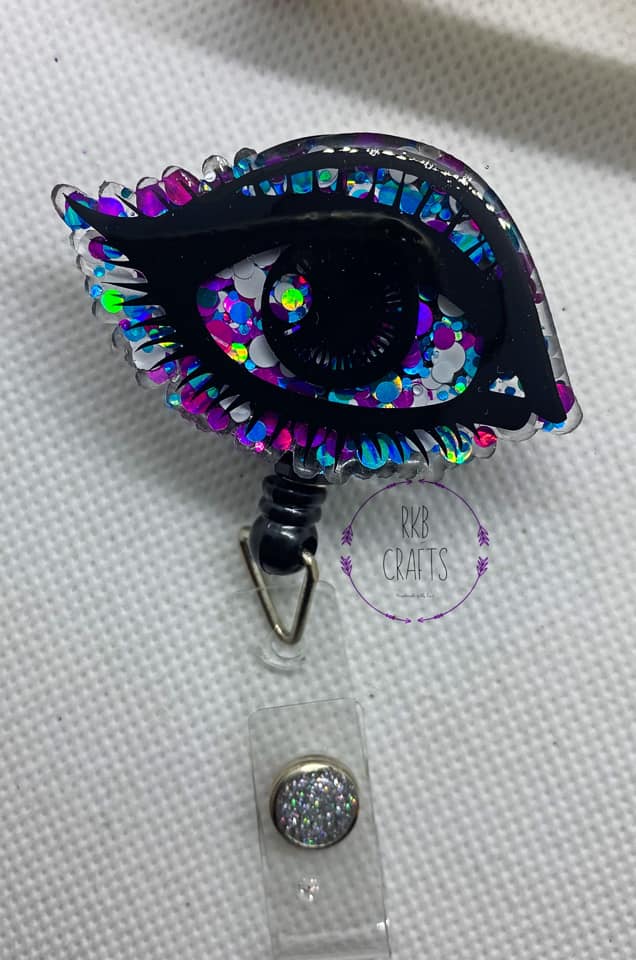 Eye Acrylic Blank- Sticker- UV DTF (2 inch) NO HOLE - Image 4