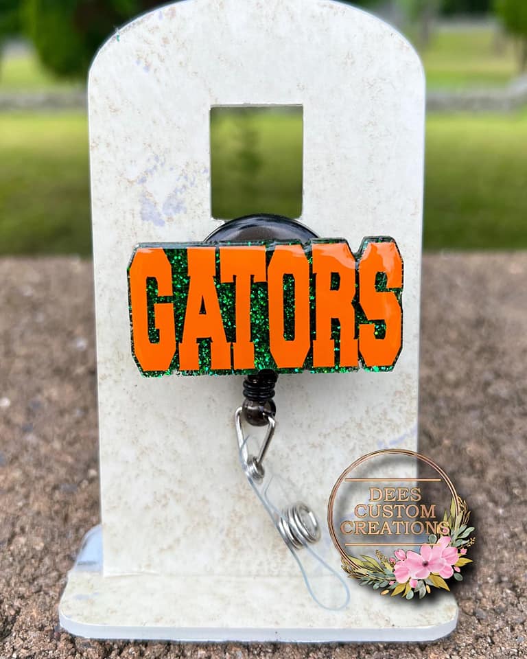 Gators (word) acrylic blank (2 inch) NO HOLE - Image 3