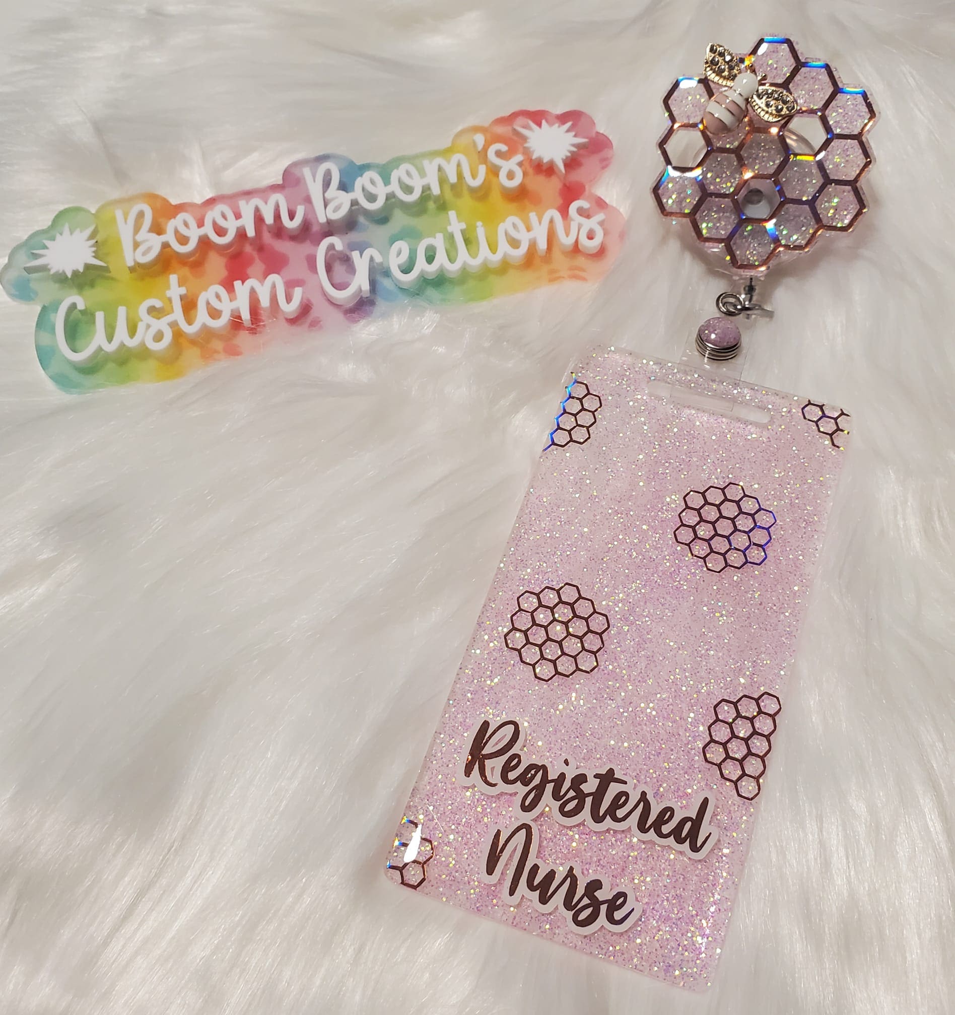 Honeycomb Acrylic Blank- Sticker- UV DTF (2 inch) NO HOLE - Image 7