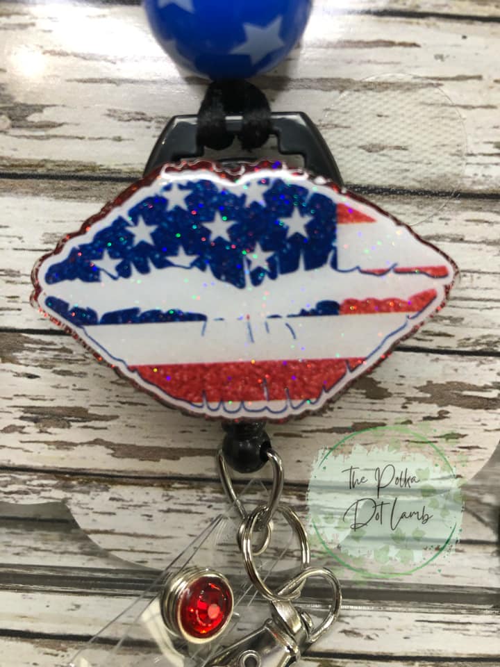 Lips Acrylic Blank- Sticker- UV DTF (2 inch) NO HOLE - Image 4