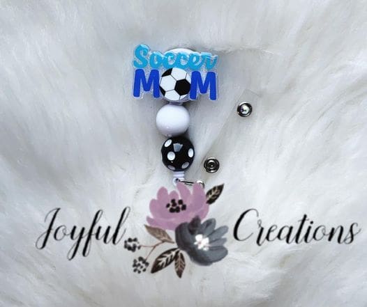 Soccer Mom Acrylic Blank- Sticker- UV DTF (2 inch) NO HOLE - Image 3