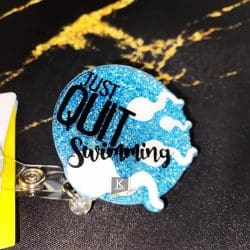 Sperm and Egg – Acrylic Badge Reel Blank (2") No Hole | Optional Sticker or UV DTF - Image 3