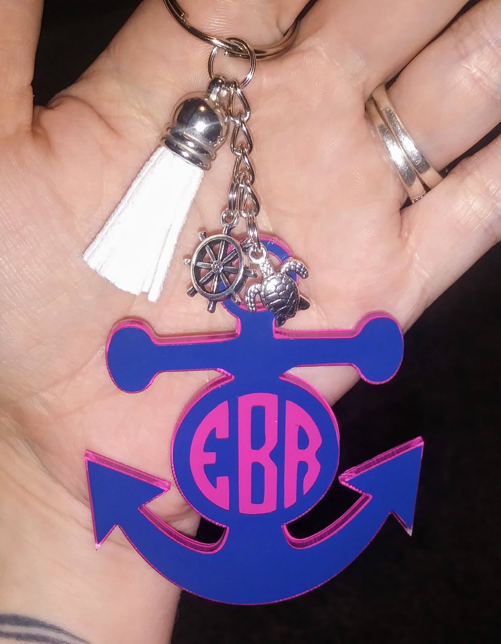 Anchor Monogram acrylic blank (3 inch) - Image 5