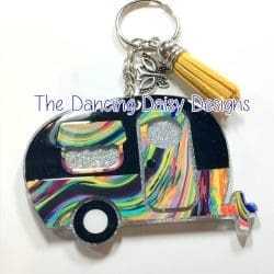 Camper – Acrylic Keychain Blank (3") | Optional Sticker or UV DTF - Image 5
