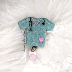 Scrubs – Acrylic Keychain Blank (3") | Optional Sticker or UV DTF - Image 6