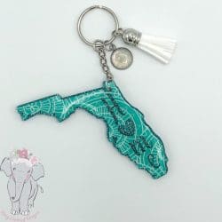 Florida – Acrylic Keychain Blank (3") | Optional Sticker or UV DTF - Image 6