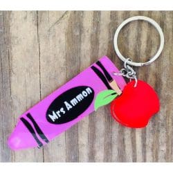 Crayon – Acrylic Keychain Blank (3") | Optional Sticker or UV DTF - Image 8