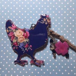 Chicken – Acrylic Keychain Blank (3") | Optional Sticker or UV DTF - Image 12