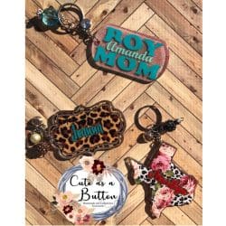 Bracket Frame – Acrylic Keychain Blank (3") | Optional Sticker or UV DTF - Image 6