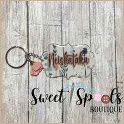 Bracket Frame – Acrylic Keychain Blank (3") | Optional Sticker or UV DTF - Image 12