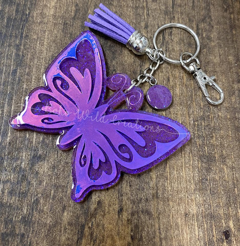 Butterfly Acrylic Blank- Sticker- UV DTF (3 inch) - Image 11