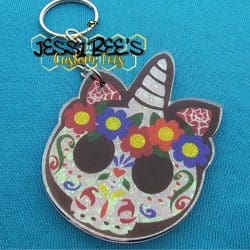 Chubby Unicorn – Acrylic Keychain Blank (3") | Optional Sticker or UV DTF - Image 6
