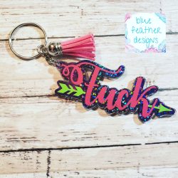 F Word Arrow acrylic blank (3 inch) - Image 6