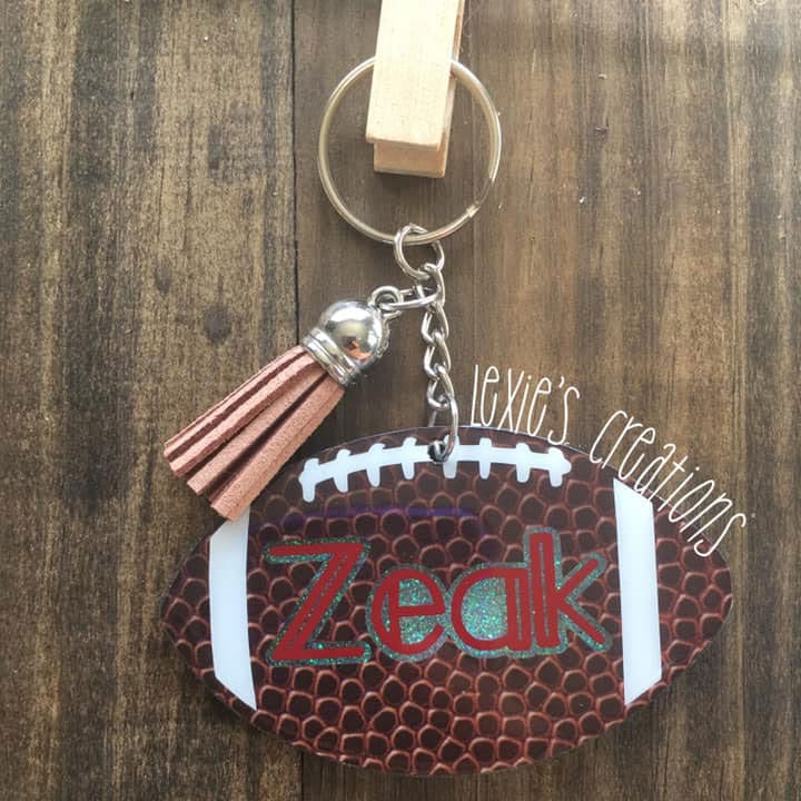 Football Acrylic Blank- Sticker- UV DTF (1.5 inch) - Image 7