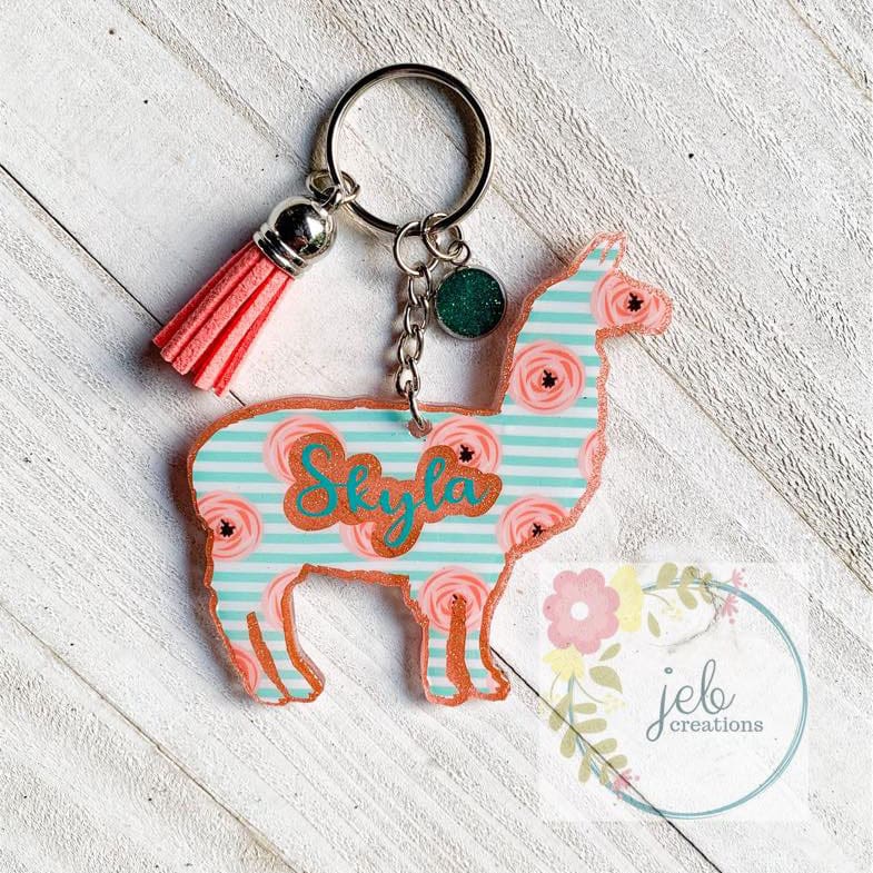 Llama acrylic blank (3 inch) - Image 6