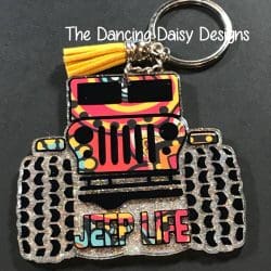 Off Road Vehicle – Acrylic Keychain Blank (3") | Optional Sticker or UV DTF - Image 7