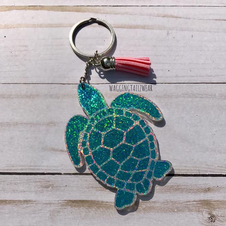 Turtle Acrylic Blank- Sticker- UV DTF (3 inch) - Image 13
