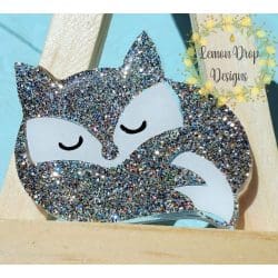Fox – Acrylic Keychain Blank (3") | Optional Sticker or UV DTF - Image 7