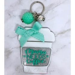 To Go Coffee – Acrylic Keychain Blank (3") | Optional Sticker or UV DTF - Image 11
