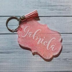 Bracket Frame – Acrylic Keychain Blank (3") | Optional Sticker or UV DTF - Image 8
