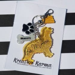 Golden Retriever acrylic blank (3 inch) - Image 7