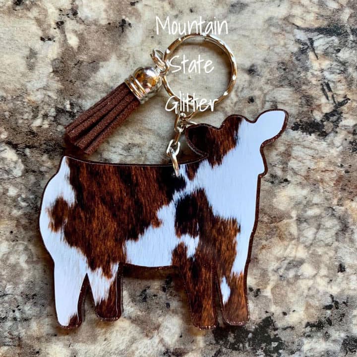 Show Calf Boy Acrylic Blank- Sticker- UV DTF (1.5 inch) - Image 5