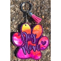 Paw Print – Acrylic Keychain Blank (2") | Optional Sticker or UV DTF - Image 6