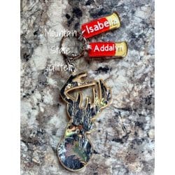Deer Head – Acrylic Keychain Blank (3") | Optional Sticker or UV DTF - Image 5