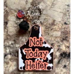 Cattle Tag – Acrylic Keychain Blank (3") | Optional Sticker or UV DTF - Image 13