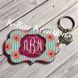 Bracket Frame – Acrylic Keychain Blank (3") | Optional Sticker or UV DTF - Image 9