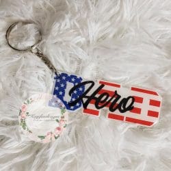 Dad (word) – Acrylic Keychain Blank (3") | Optional Sticker or UV DTF - Image 8