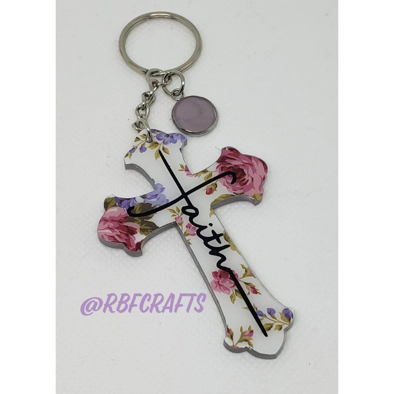 Cross Acrylic Blank- Sticker- UV DTF (1.5 inch) - Image 9